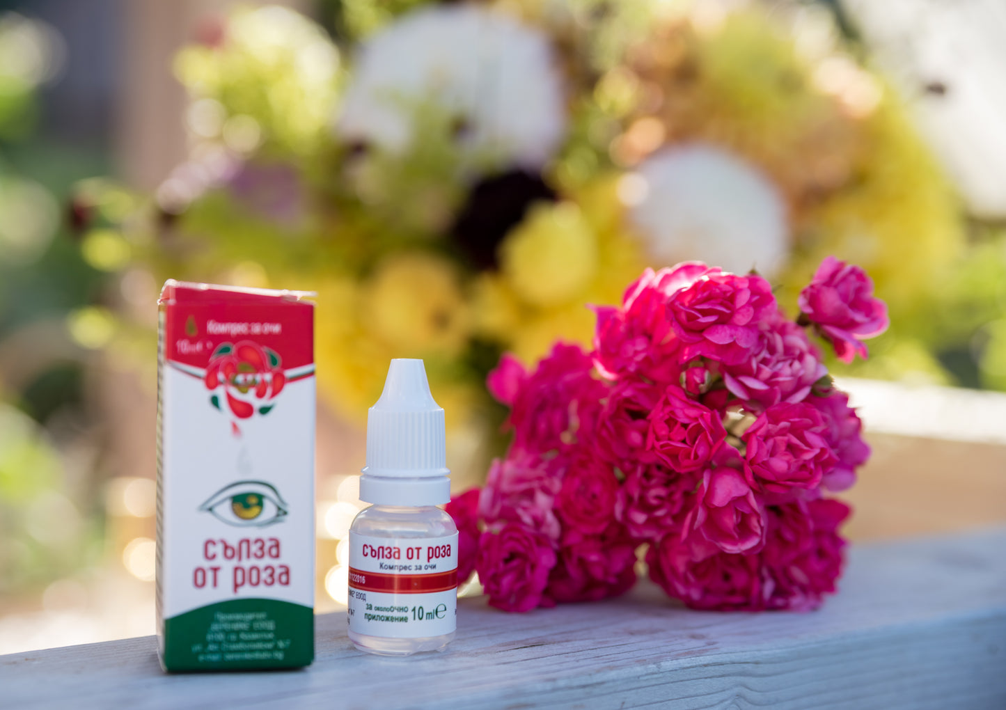 Rožių lašai akims (Rosa damascena) 10 ml