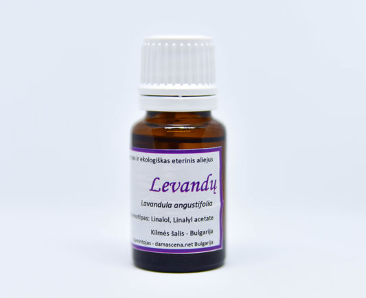 Levandų eterinis aliejus (Lavandula angustifolia) 10 ml Bulgarija
