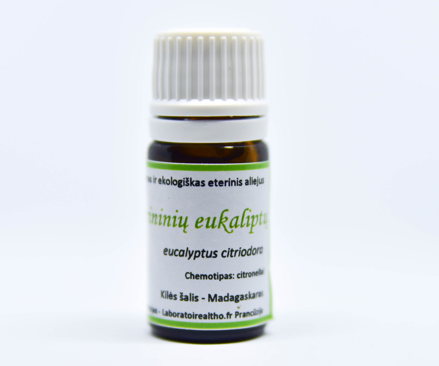 Eukaliptų citrinakvapių / korimbijų eterinis aliejus (Eucalyptus citriodora) 5 ml