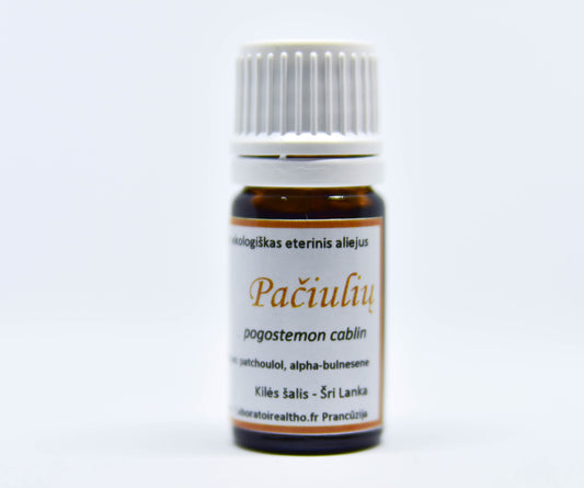 Pačiulių eterinis aliejus (Pogostemon cablin) 5 ml