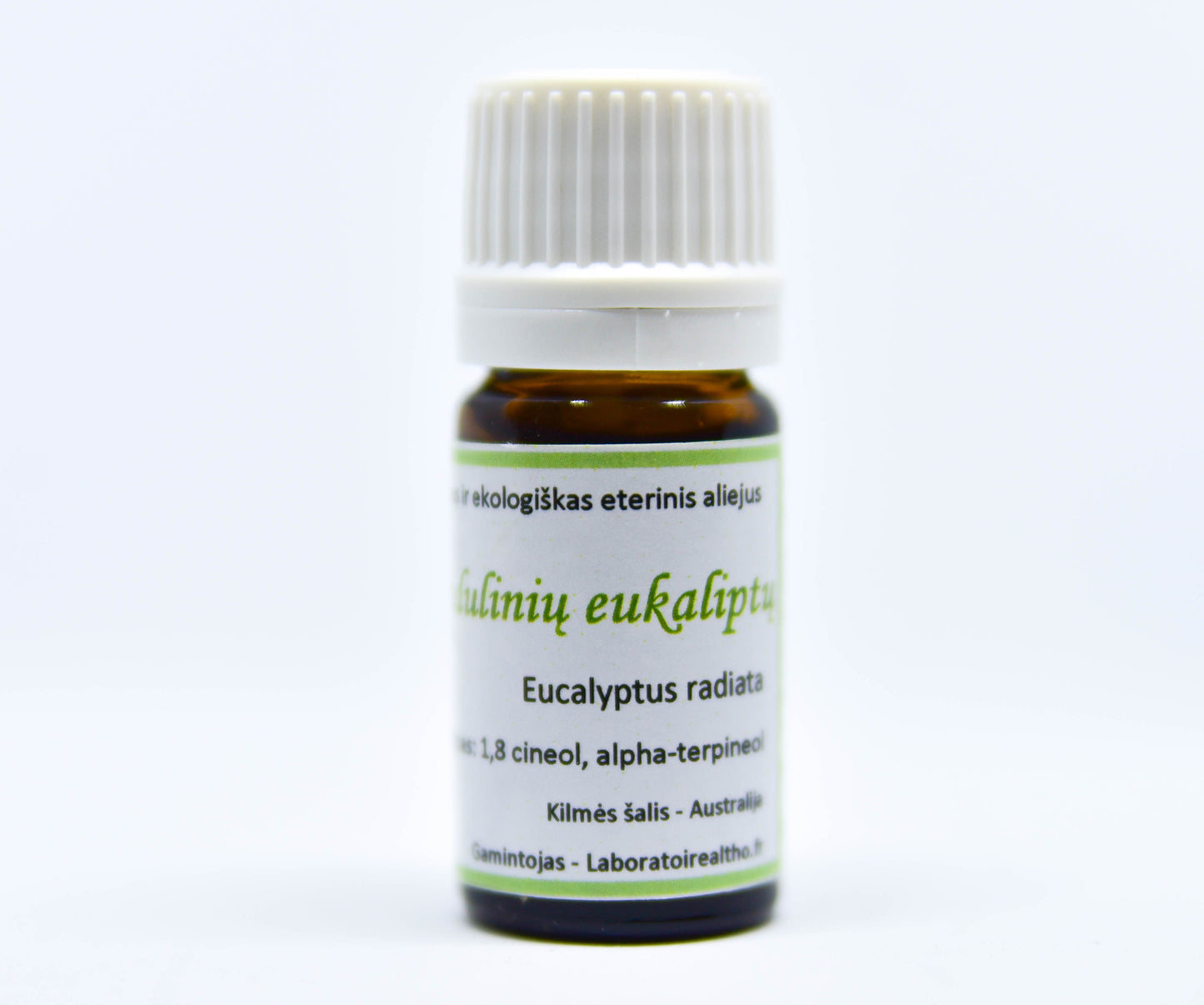 Eukaliptų spindulinių eterinis aliejus (Eucalyptus radiata) 5 ml
