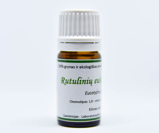 Eukaliptų rutulinių eterinis aliejus (Eucalyptus globulus) 5 ml