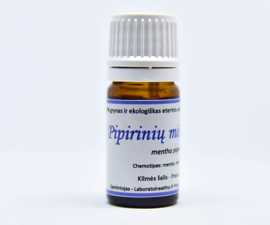 Pipirinių mėtų eterinis aliejus (Mehnta piperita) 5 ml