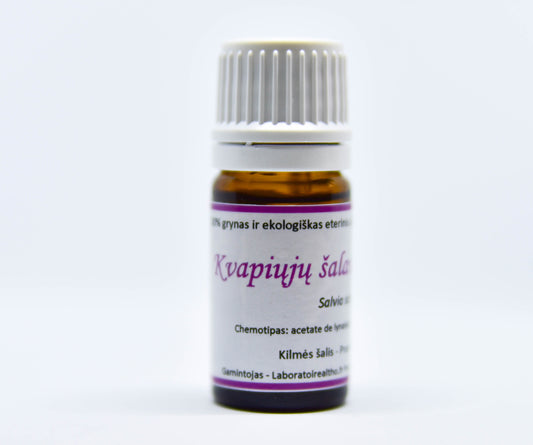 Kvapiųjų šalavijų eterinis aliejus (Salvia sclarea) 5 ml