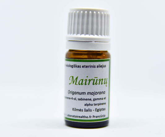 Mairūnų eterinis aliejus (Origanum majorana) 5 ml