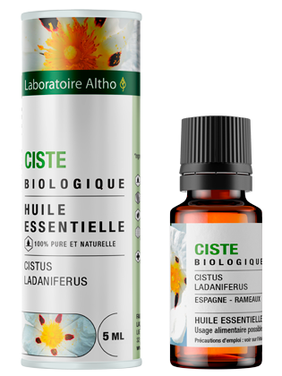 Gauruotųjų švitrūnų eterinis aliejus (Cistus ladaniferus) 5 ml