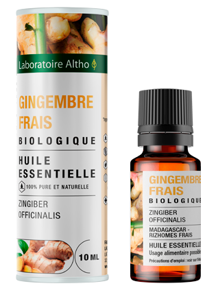 Imbierų eterinis aliejus (Zingiber officinalis) 10 ml