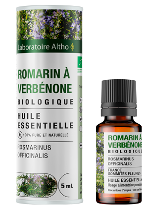 Rozmarinų eterinis aliejus (Rosmarinus officinalis ct verbenone) 5 ml