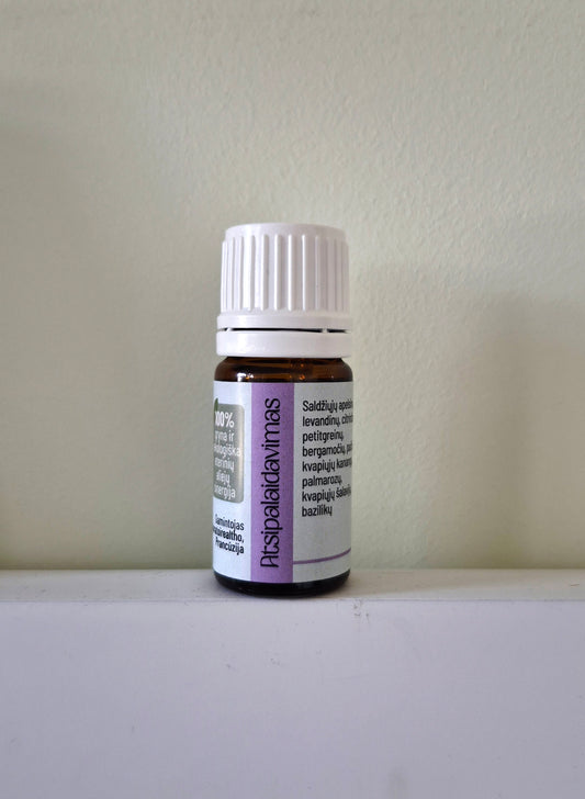 ATSIPALAIDAVIMAS eterinių aliejų mišinys 5 ml