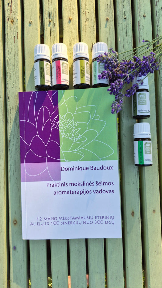 Šeimos aromaterapijos vadovas + 6 būtiniausi eteriniai aliejai