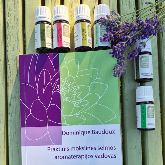 Šeimos aromaterapijos vadovas + 6 būtiniausi eteriniai aliejai
